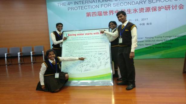 Keswick Public School's presentation on water resources management in Madurai was rated the best at a symposium ... - The Hindu