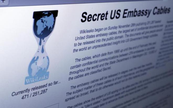 The Internet homepage of Wikileaks is shown in this photo taken in New York, Wednesday, Dec. 1, 2010.