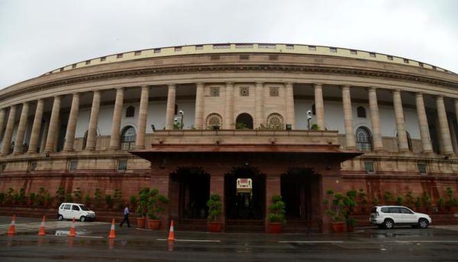 A view of the Parliament House in New Delhi. File