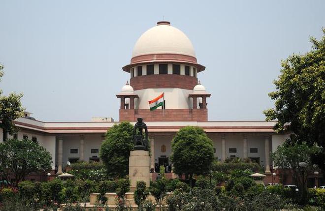 A view of the Supreme Court of India.
