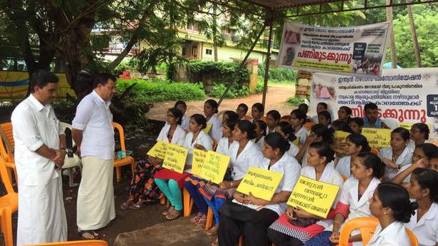Kasaragod nurses to join march in Kannur - The Hindu - The Hindu