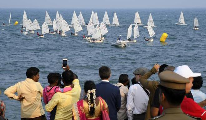Image result for First sailing regatta is organized from January 25 to 28 in Pondicherry