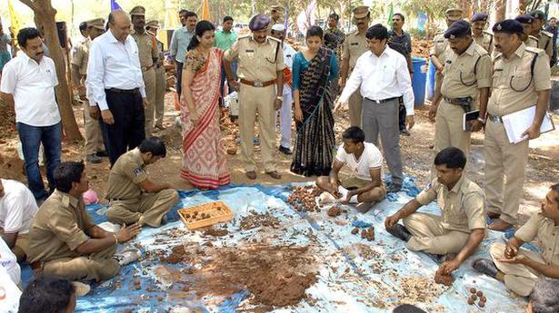 Warangal Police prepare one lakh seed bombs - The Hindu