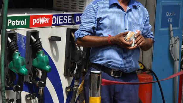 Diesel at ₹ 100/ltr mark in Rajasthan; Karnataka sees ₹ 100/ltr petrol