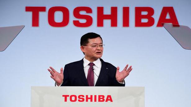 Japan’s Toshiba president steps down amid acquisition talks