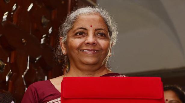 Nirmala Sitharaman takes tablet in red pouch to Parliament to present paperless ‘Budget 2022’