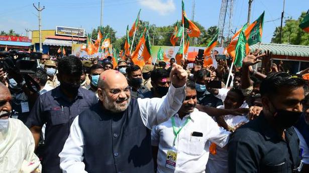 T.N. Assembly elections | Amit Shah exudes confidence of NDA ‘coalition govt’ post April 6 polls