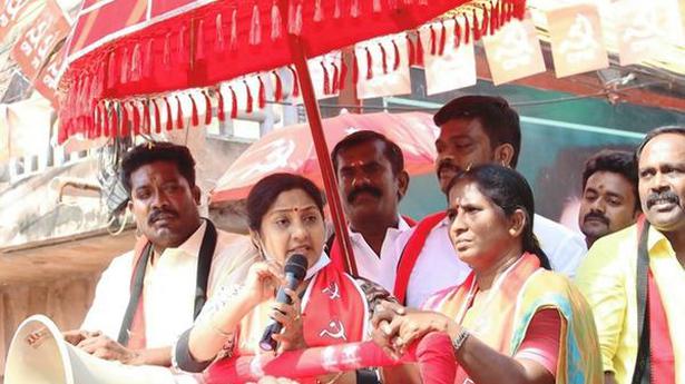 TN Assembly polls | Shorn of spotlight, Rohini campaigns for CPI(M)