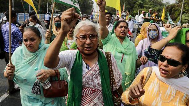 Teach BJP a lesson, farm unions tell voters in Bengal