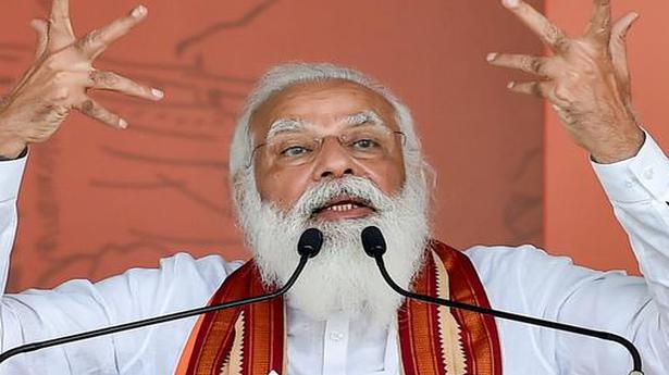 West Bengal Assembly polls | Muslim vote bank is slipping out of Mamata’s hands, says Modi