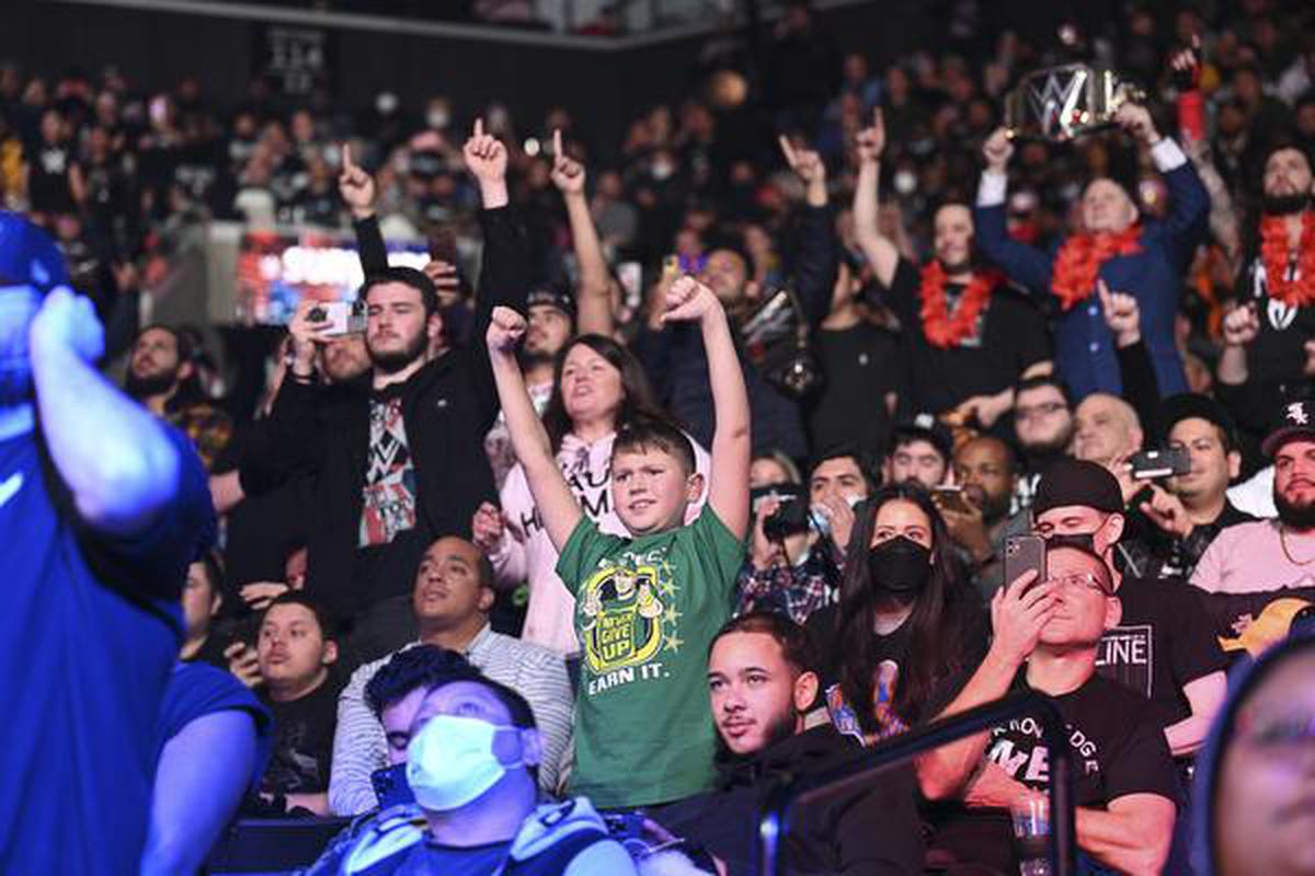 WWE fans of all ages and nationalities filled the arena