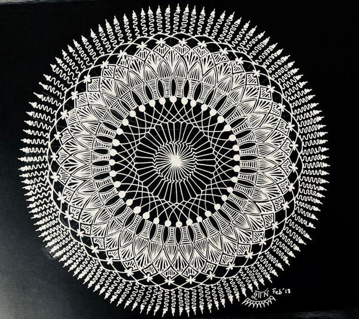 Mandala art by Shan Jain