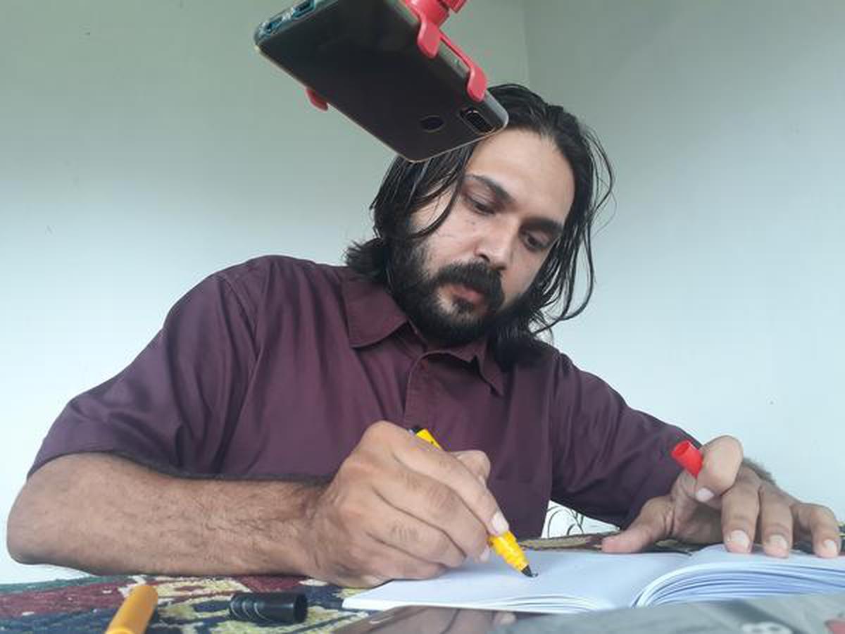 Ibrahim Badusha at work