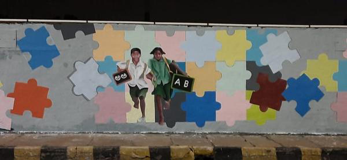 Four young artists give colourful facelift to several walls in Hyderabad