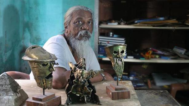 Senior Chennai artist K Shyam Kumar’s drawings and sculptures are on display after 15 years