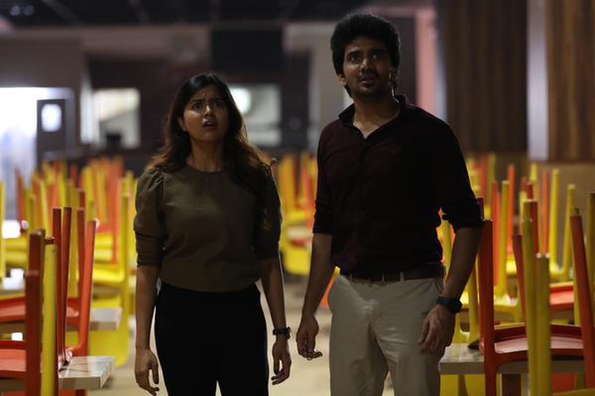 Amritha Aiyer and Kavin in a still from the film