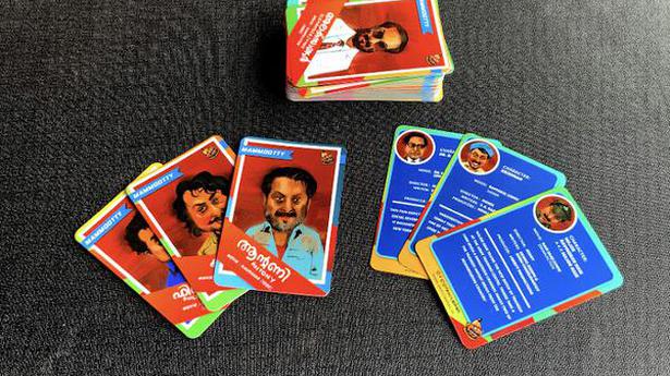 Cartoonist makes Mammootty collectible cards to commemorate the Malayalam actor’s 50 years in the industry