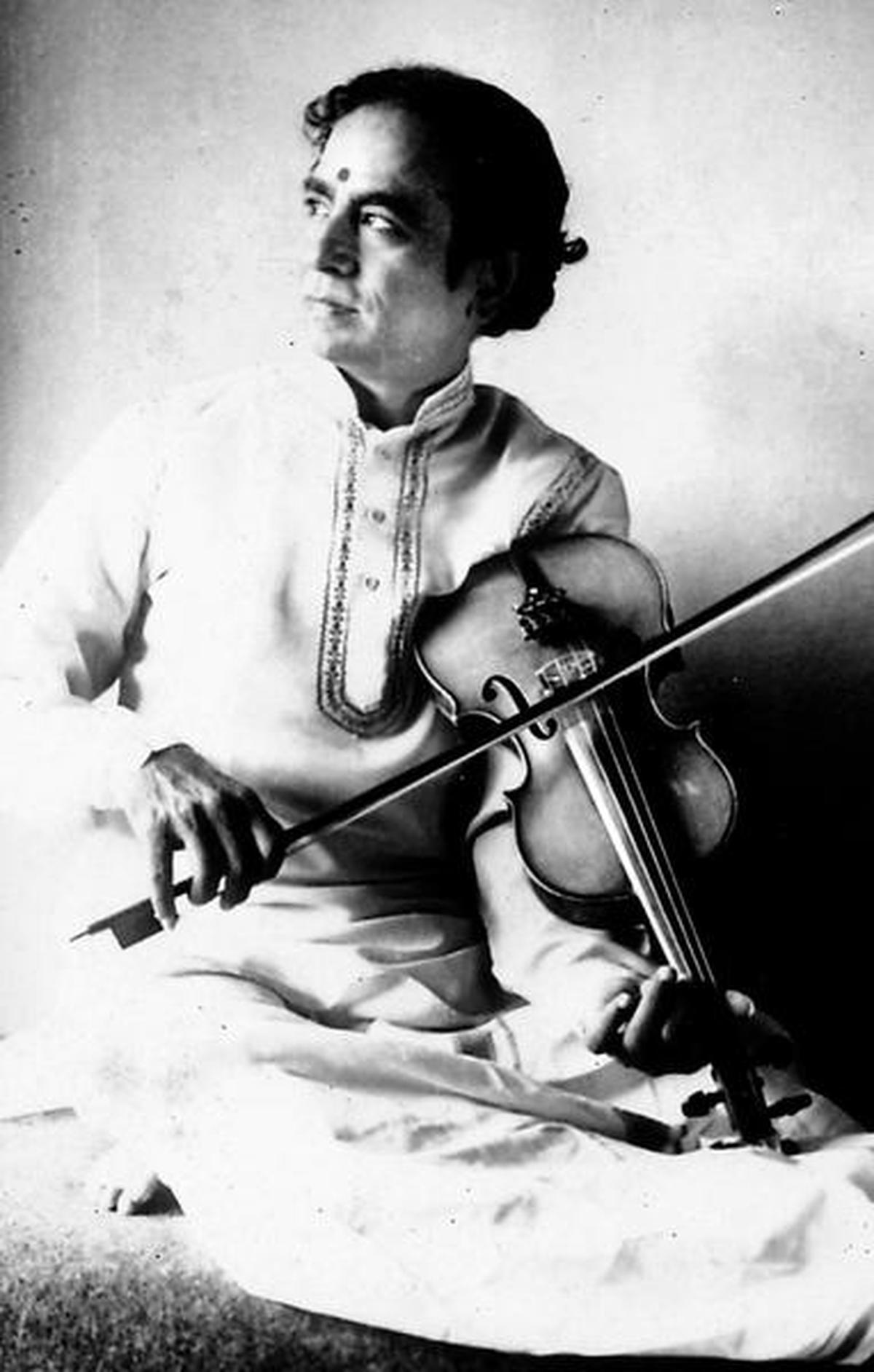 Violin maestro Lalgudi Jayaraman