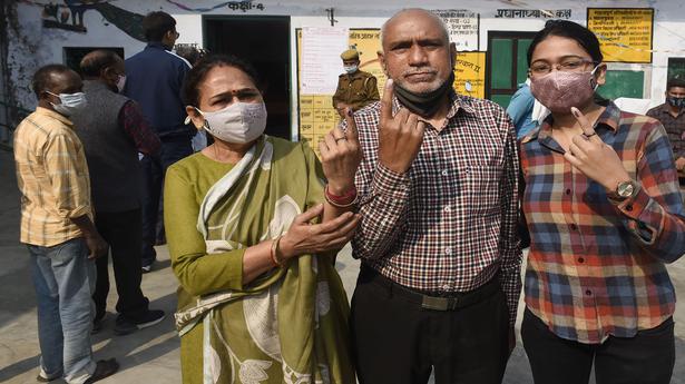U.P. Assembly polls 5th phase | Over 8% polling recorded in 61 U.P. Assembly seats till 9 a.m.