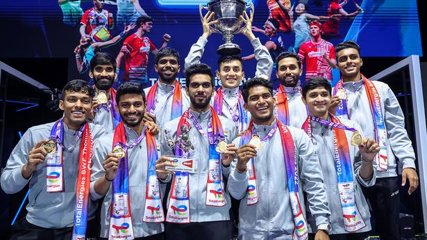 Data | Indian shuttlers overcame poor head-to-head records and higher ranked players to win Thomas cup