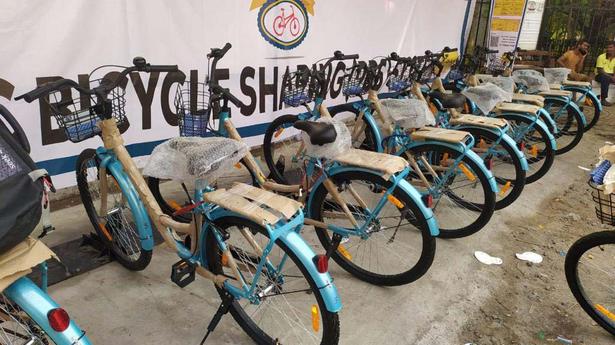 Trial run of public bicycle sharing system starts in U.T.