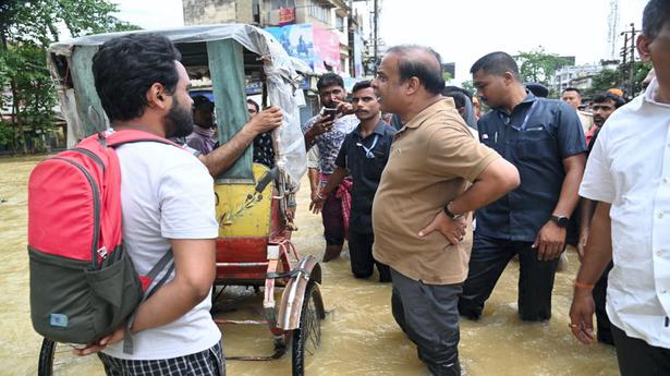 Silchar flood man-made, says Assam CM