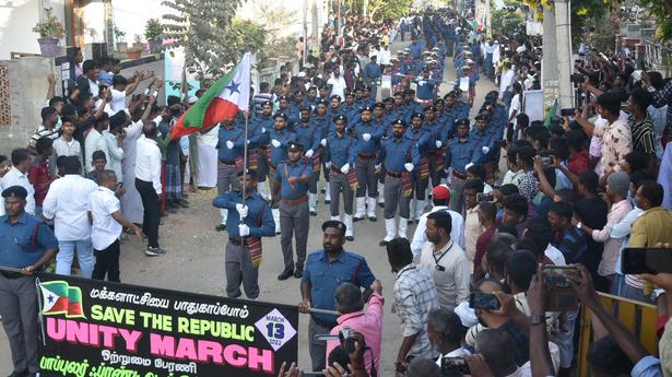 PFI cadre held for taking out procession