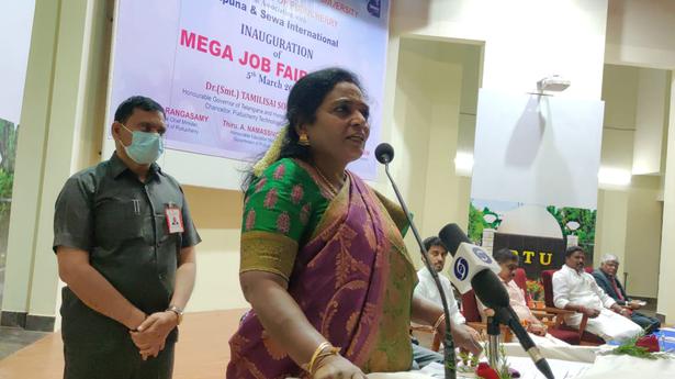 Lt. Governor inaugurates 2-day job fair in Puducherry