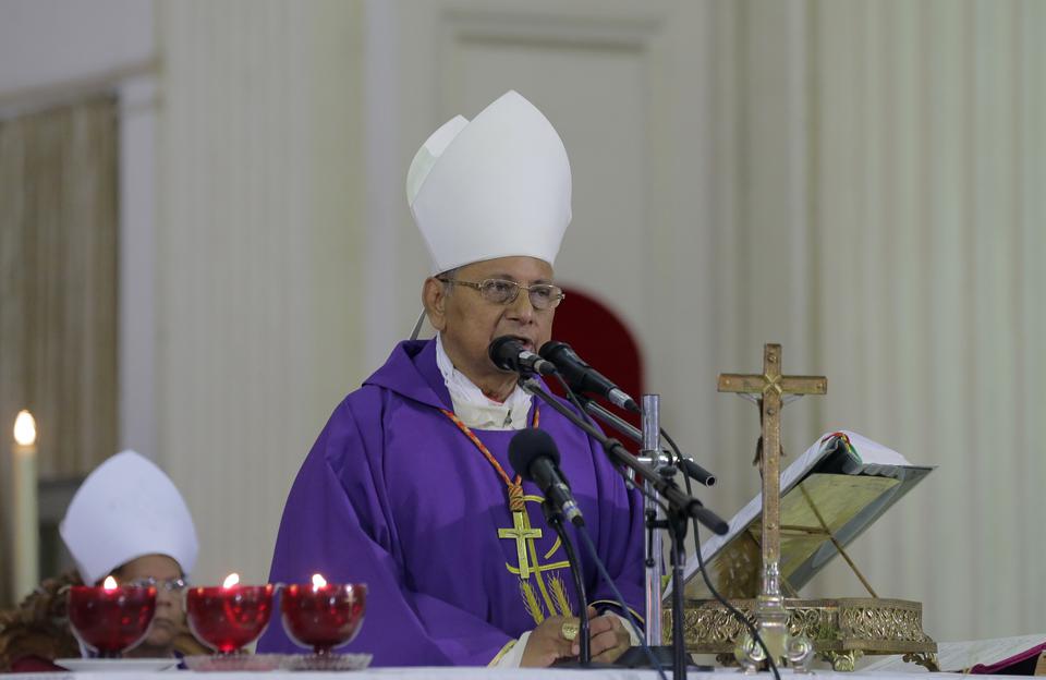 Archbishop of Colombo Cardinal Malcolm Ranjith. File