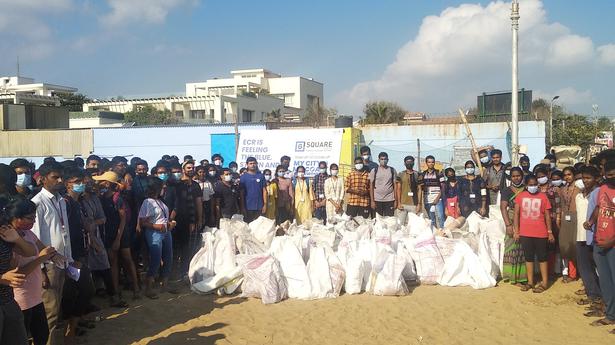 Massive clean-up drive held at Neelankarai beach