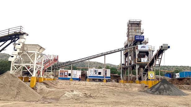 JSW Steel launches steel slag sand unit