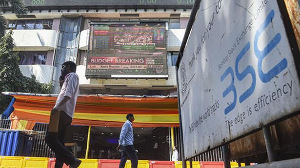 Sensex falls over 317 points in early trade