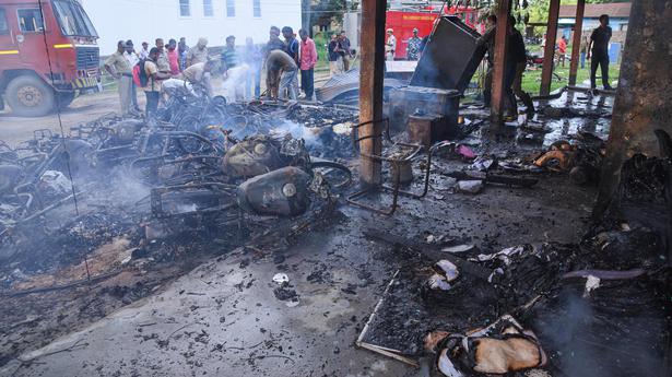 Houses of people accused of setting Assam police station ablaze demolished