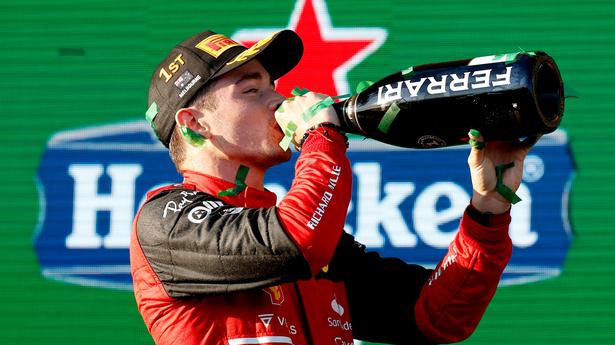 Ferrari driver Charles Leclerc wins Formula 1 Australian GP