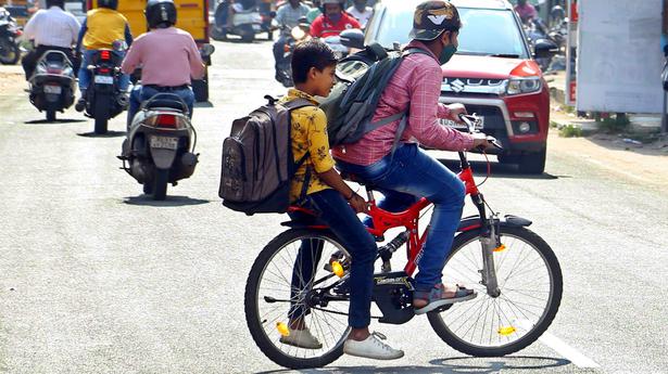 Young cyclists fail to comply with road safety rules