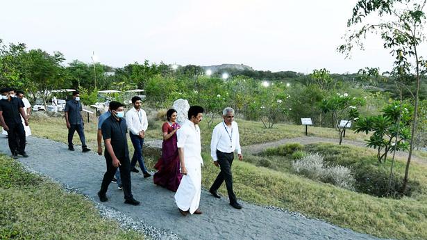 Chief Minister inaugurates 70-acre eco-park near Aruppukottai