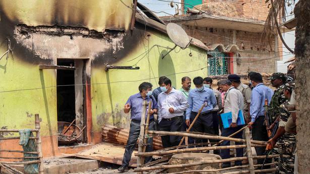 CBI team visits Bogtui village; FIR says houses set on fire in retaliation to a murder