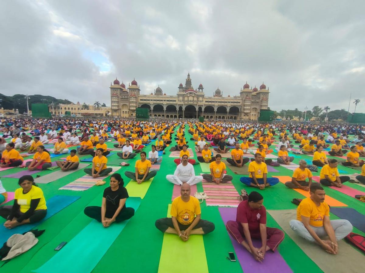 International Yoga Day Across In India Pm Modi Participates In Mysore