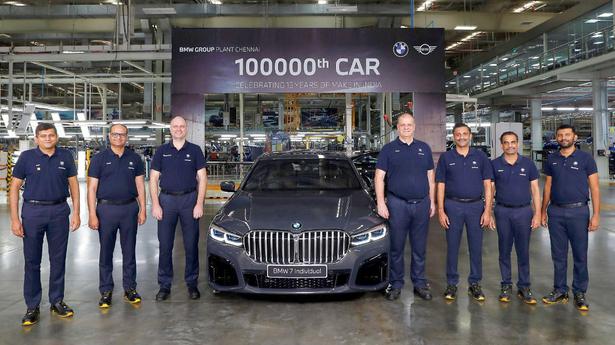 BMW rolls out 1,00,000th made-in-India car