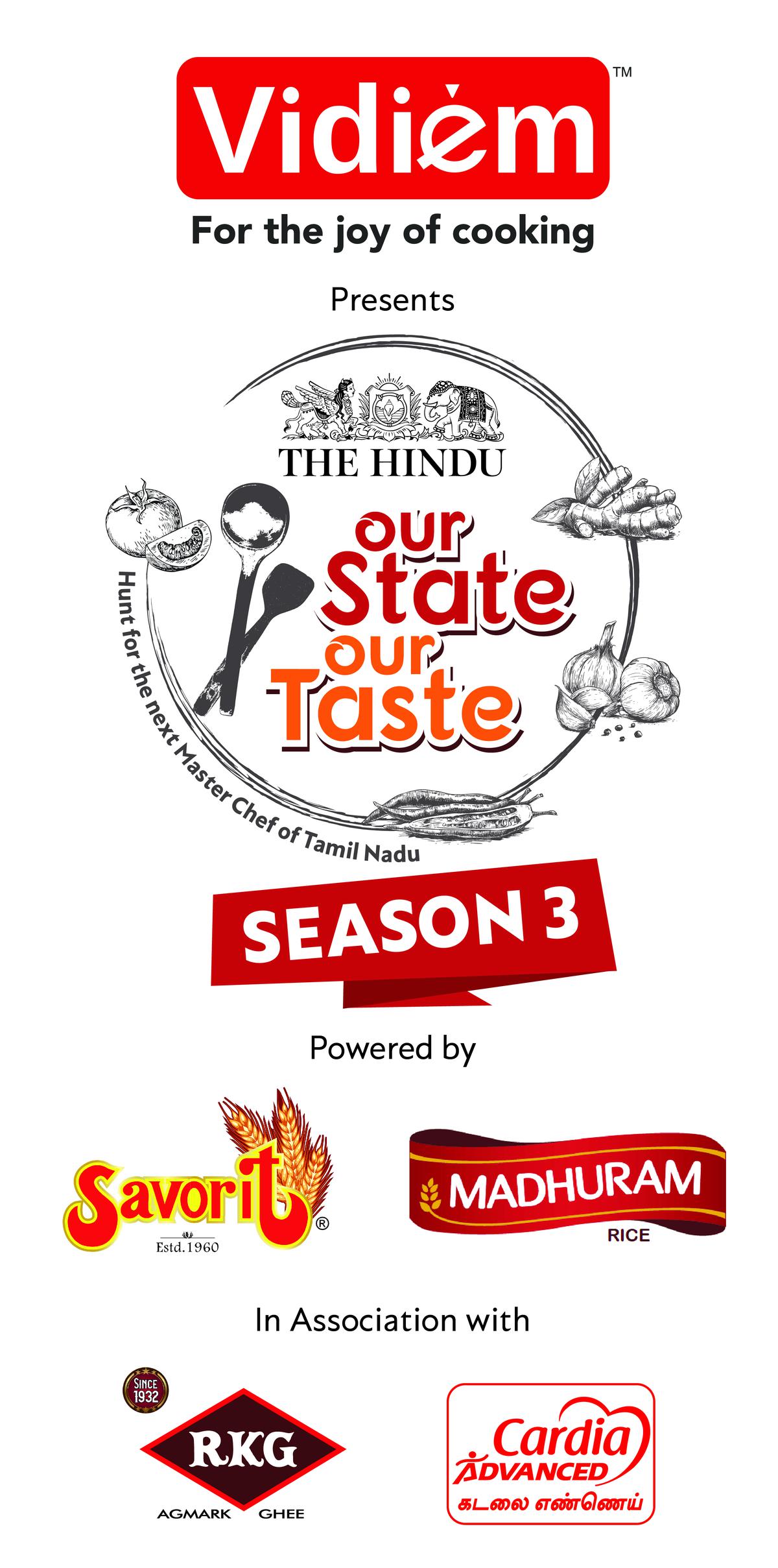 The grand finale of Our State Our Taste will be held in Chennai on July 23