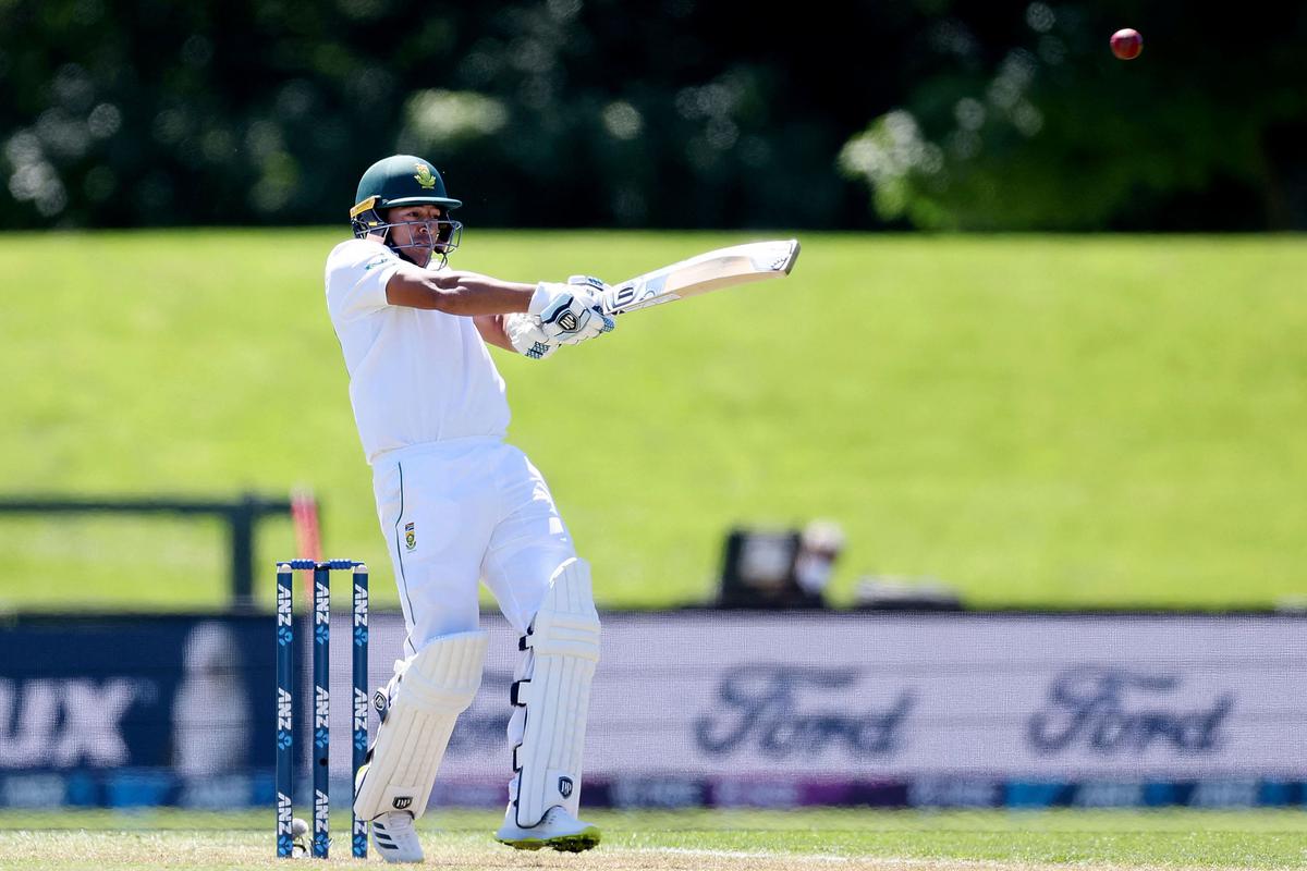 Zubayr Hamza during a match between New Zealand and South Africa at Hagley Oval in Christchurch. File