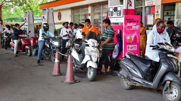 Petrol price down by ₹8.69, diesel by ₹7.05