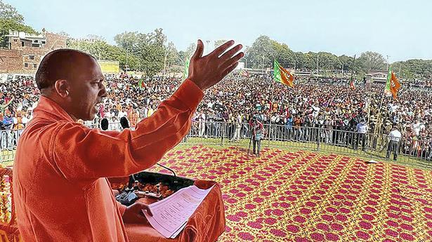 U.P. Assembly elections | Won’t let cows be slaughtered, also prevent crop damage from cattle, says Yogi Adityanath