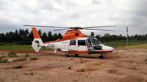 ONGC chopper makes emergency landing in high-sea