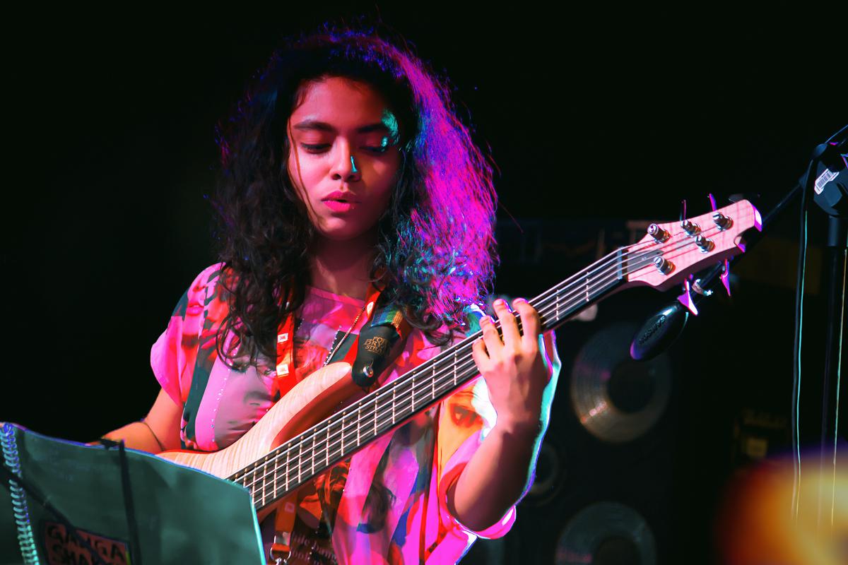 Indian musician Mohini Dey