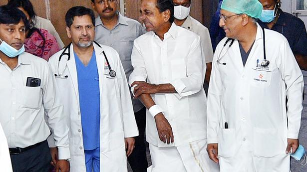 KCR undergoes ‘routine check-up’ in hospital