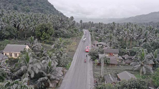 Watch | Volcanic ash blankets several villages in Philippines