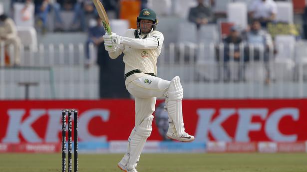 Khawaja misses century as Australia cuts Pakistan lead to 205