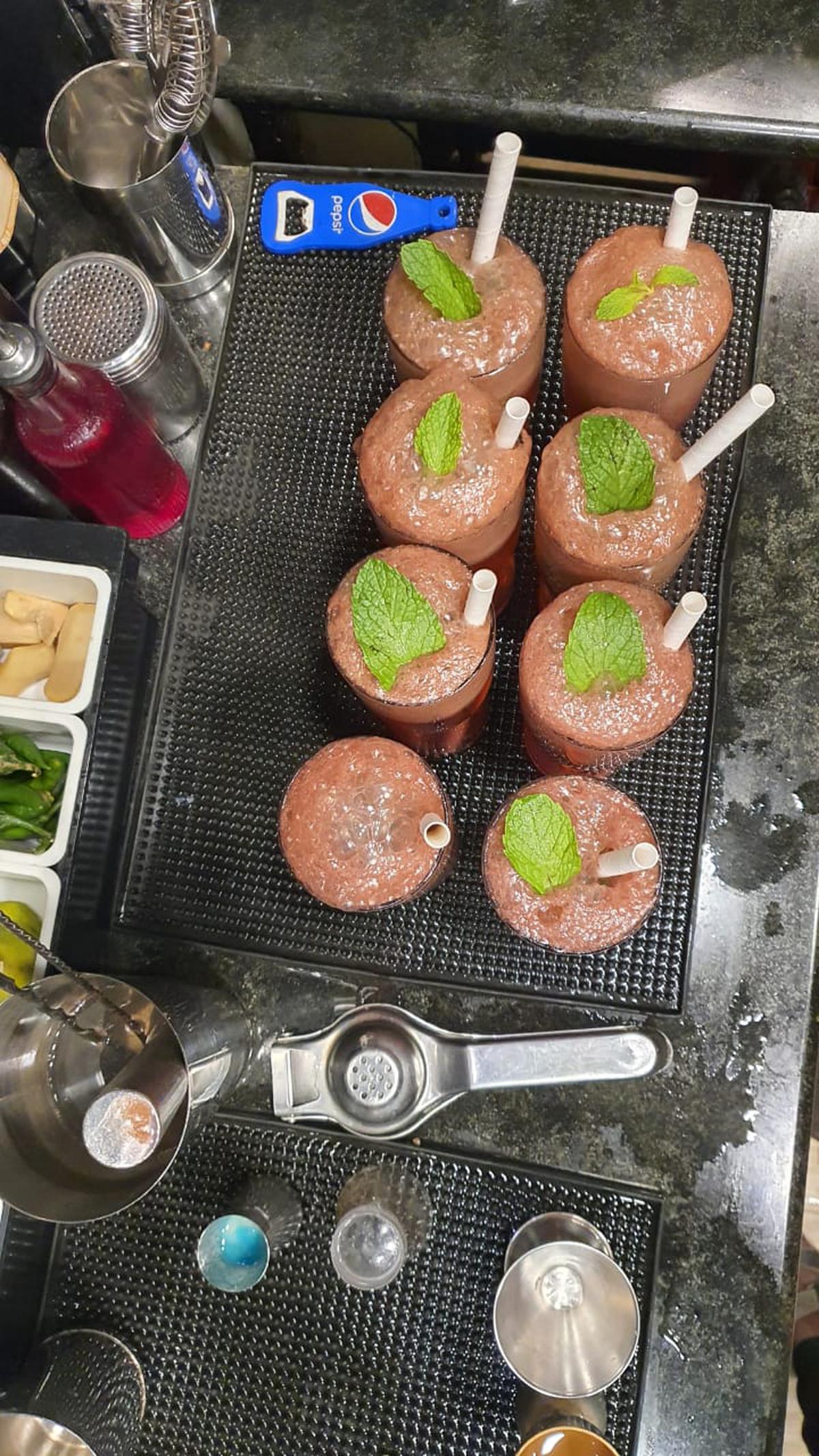 Mocktails at ‘Fusion Soda’ in Kochi