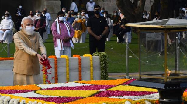 National News: PM Modi pays tributes to Gandhi, Shastri on their birth anniversaries